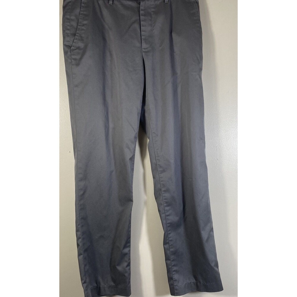 Bonobos Pants Mens 31x32 Gray Stretch Straight Golf Office Travel Preppy Chino